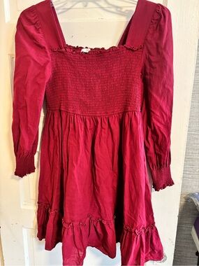 Pino Smocked Long-Sleeve Dress